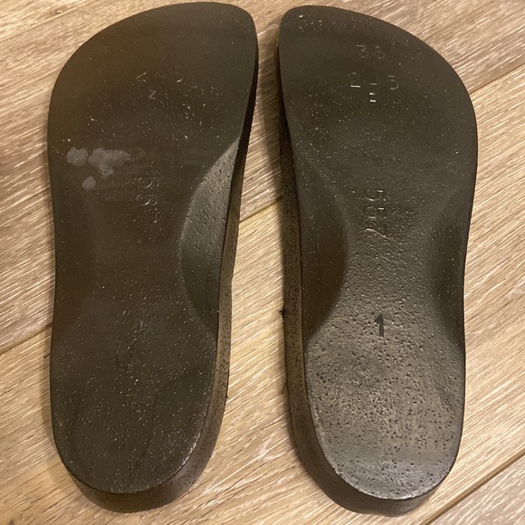 BIRKENSTOCK PROFI BIRKI POLYURETHANE BLACK CLOG SHOES WOMENS SZ 7 MENS SZ 5 - Picture 13 of 14